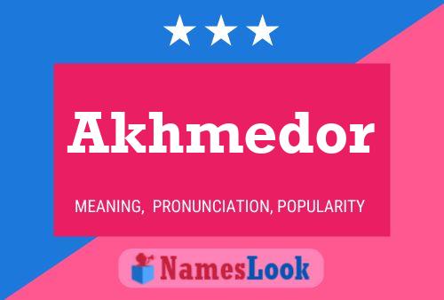 ملصق اسم Akhmedor