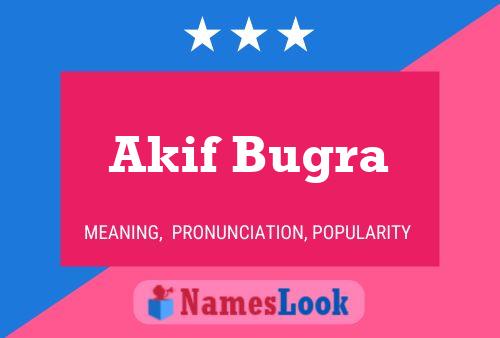 ملصق اسم Akif Bugra