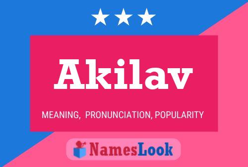 ملصق اسم Akilav