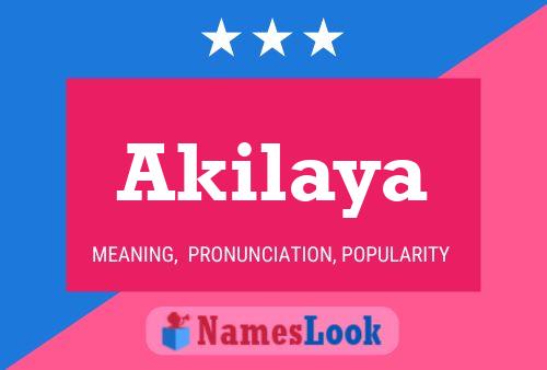 ملصق اسم Akilaya