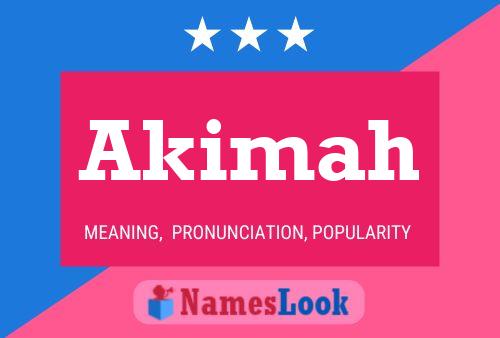 ملصق اسم Akimah