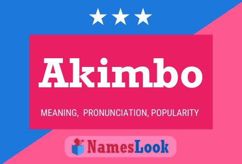 ملصق اسم Akimbo