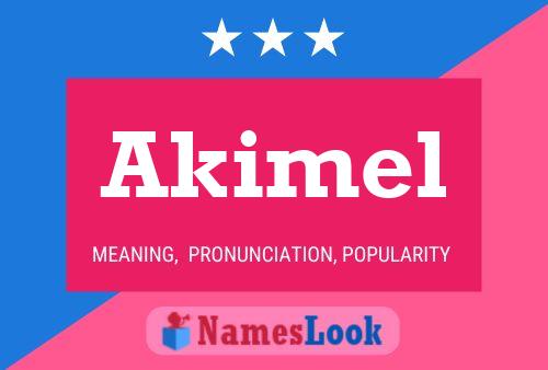 ملصق اسم Akimel