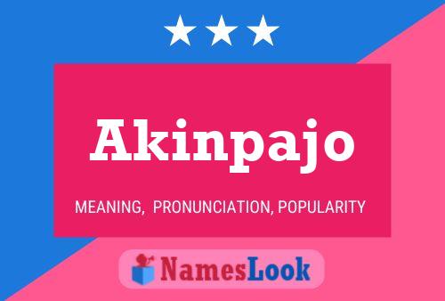 ملصق اسم Akinpajo