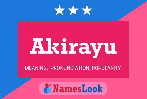 ملصق اسم Akirayu