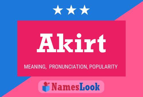 ملصق اسم Akirt