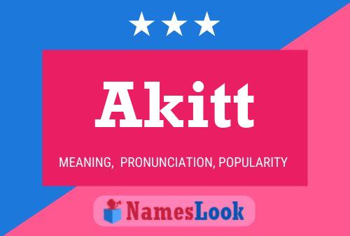 ملصق اسم Akitt