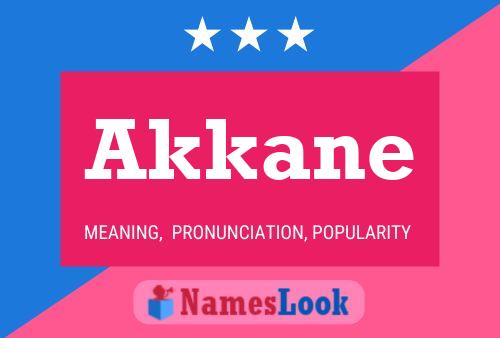 ملصق اسم Akkane