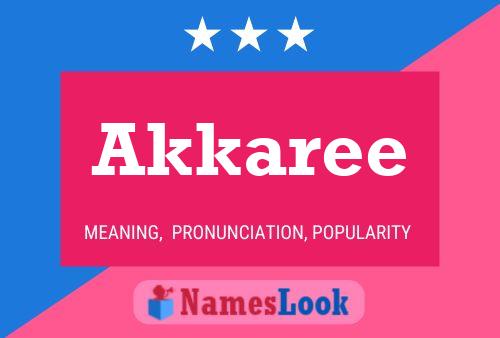 ملصق اسم Akkaree