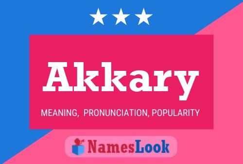 ملصق اسم Akkary