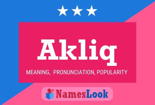 ملصق اسم Akliq