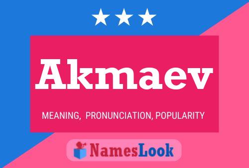 ملصق اسم Akmaev