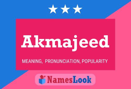 ملصق اسم Akmajeed