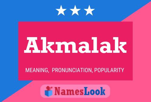 ملصق اسم Akmalak