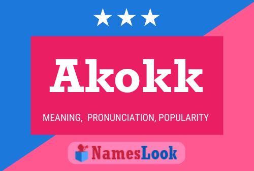 ملصق اسم Akokk