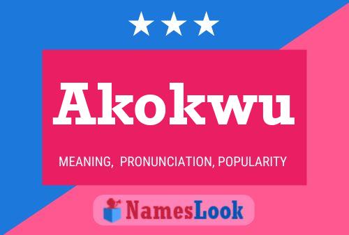 ملصق اسم Akokwu