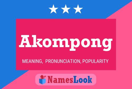 ملصق اسم Akompong