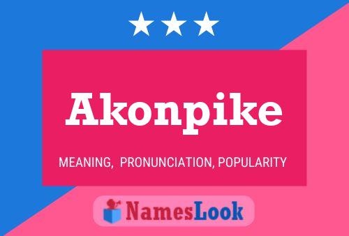 ملصق اسم Akonpike