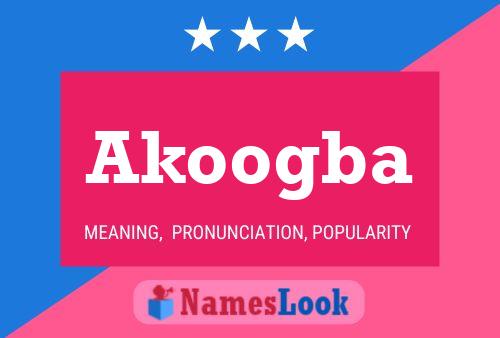 ملصق اسم Akoogba