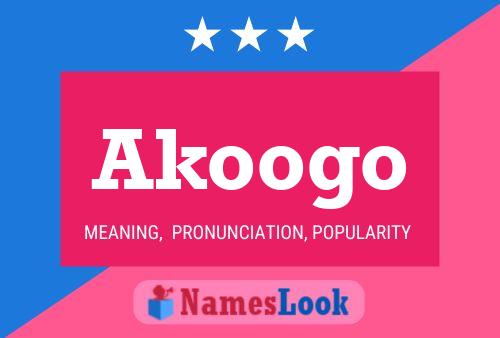 ملصق اسم Akoogo