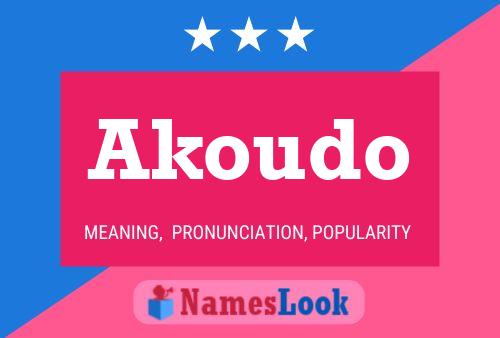 ملصق اسم Akoudo