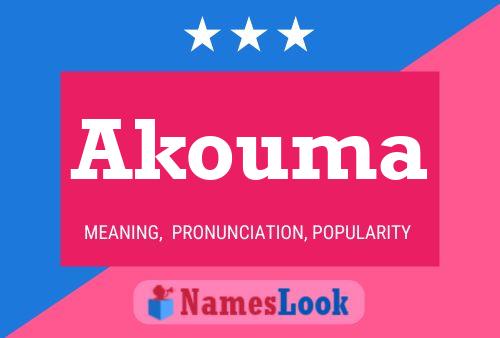 ملصق اسم Akouma