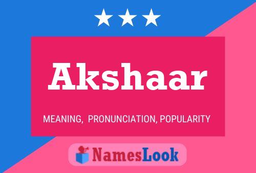 ملصق اسم Akshaar