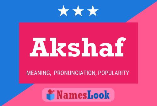 ملصق اسم Akshaf