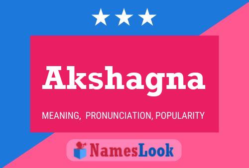 ملصق اسم Akshagna