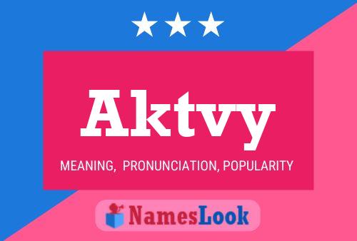 ملصق اسم Aktvy