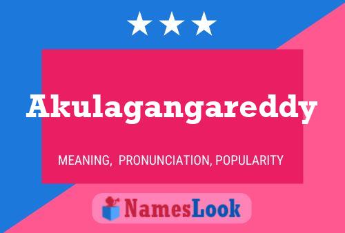 ملصق اسم Akulagangareddy