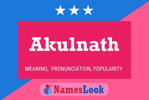 ملصق اسم Akulnath