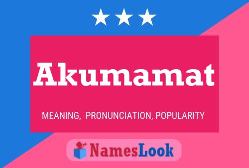 ملصق اسم Akumamat