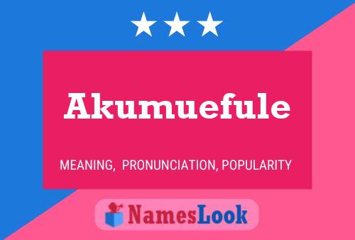 ملصق اسم Akumuefule