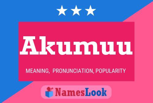 ملصق اسم Akumuu