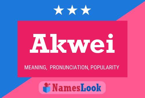 ملصق اسم Akwei