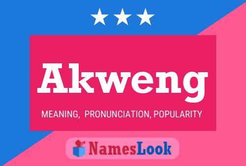 ملصق اسم Akweng