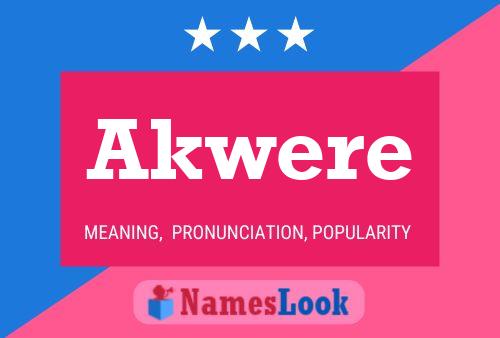 ملصق اسم Akwere