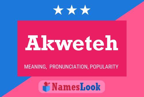 ملصق اسم Akweteh