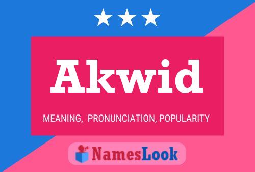 ملصق اسم Akwid