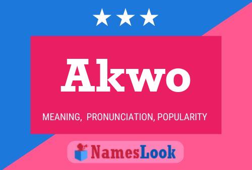 ملصق اسم Akwo