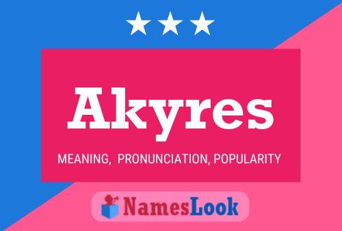 ملصق اسم Akyres