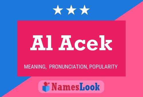 ملصق اسم Al Acek