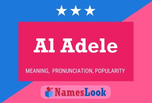 ملصق اسم Al Adele