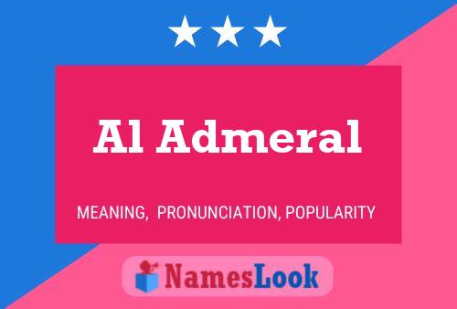 ملصق اسم Al Admeral