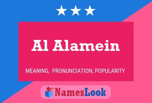 ملصق اسم Al Alamein