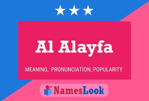 ملصق اسم Al Alayfa