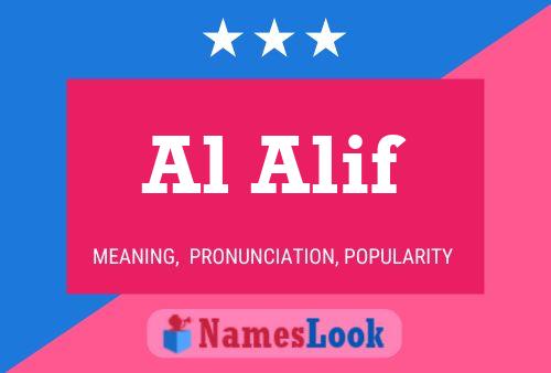 ملصق اسم Al Alif