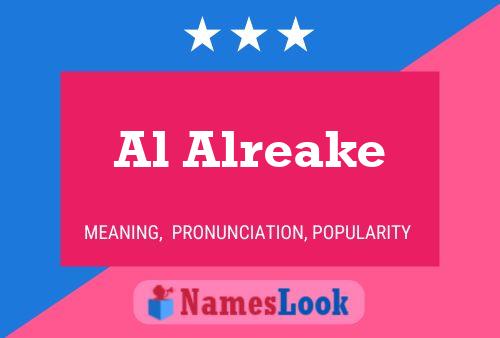 ملصق اسم Al Alreake