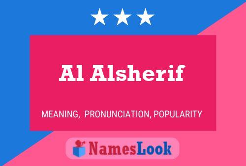 ملصق اسم Al Alsherif